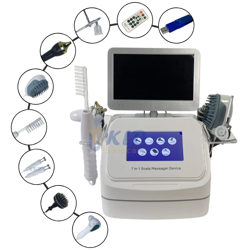 Домашний аппарат 7-в-1 для массажа и анализа кожи головы, кислородная струя глубокого проникновения, против выпадения волос, спа-уход, кислородная терапия для роста волос
Домашний аппарат 7-в-1 для массажа и анализа кожи головы, кислородная струя глубокого проникновения, против выпадения волос, спа-уход, кислородная терапия для роста волос