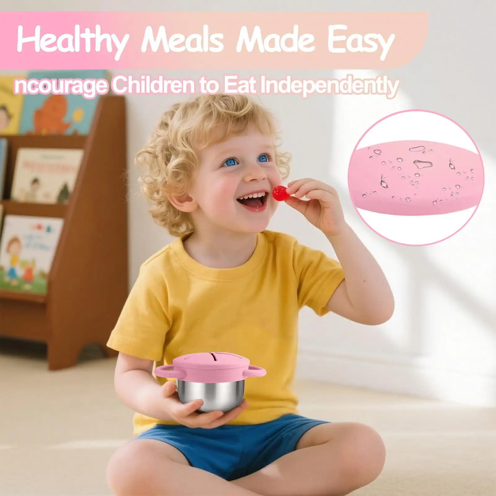 Toddler Snack Container Anti-Spill Kids Snack Cup With Airtight Lids Dishwasher-Safe Food Organizer Box For Outdoor Camping
Toddler Snack Container Anti-Spill Kids Snack Cup With Airtight Lids Dishwasher-Safe Food Organizer Box For Outdoor Camping