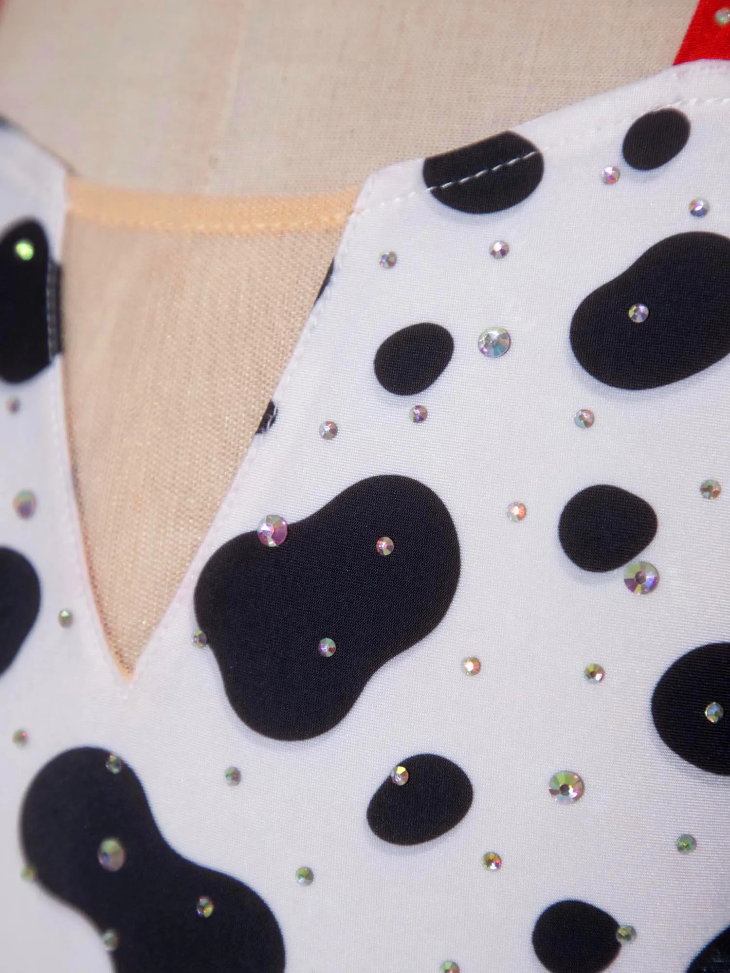 Kids Girls Dalmatian Costumes Spotted Print Ballet Dance Unitard Jumpsuit Rhinestones Waist Cutout Gymnastics Leotards +Necklace
Kids Girls Dalmatian Costumes Spotted Print Ballet Dance Unitard Jumpsuit Rhinestones Waist Cutout Gymnastics Leotards +Necklace