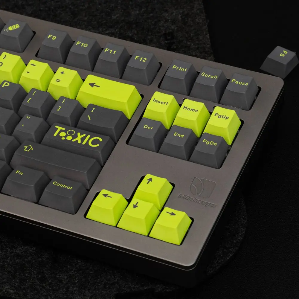 Keycap dark gray original height PBT sublimation mechanical keyboard cap 87/104 full set
Keycap dark gray original height PBT sublimation mechanical keyboard cap 87/104 full set