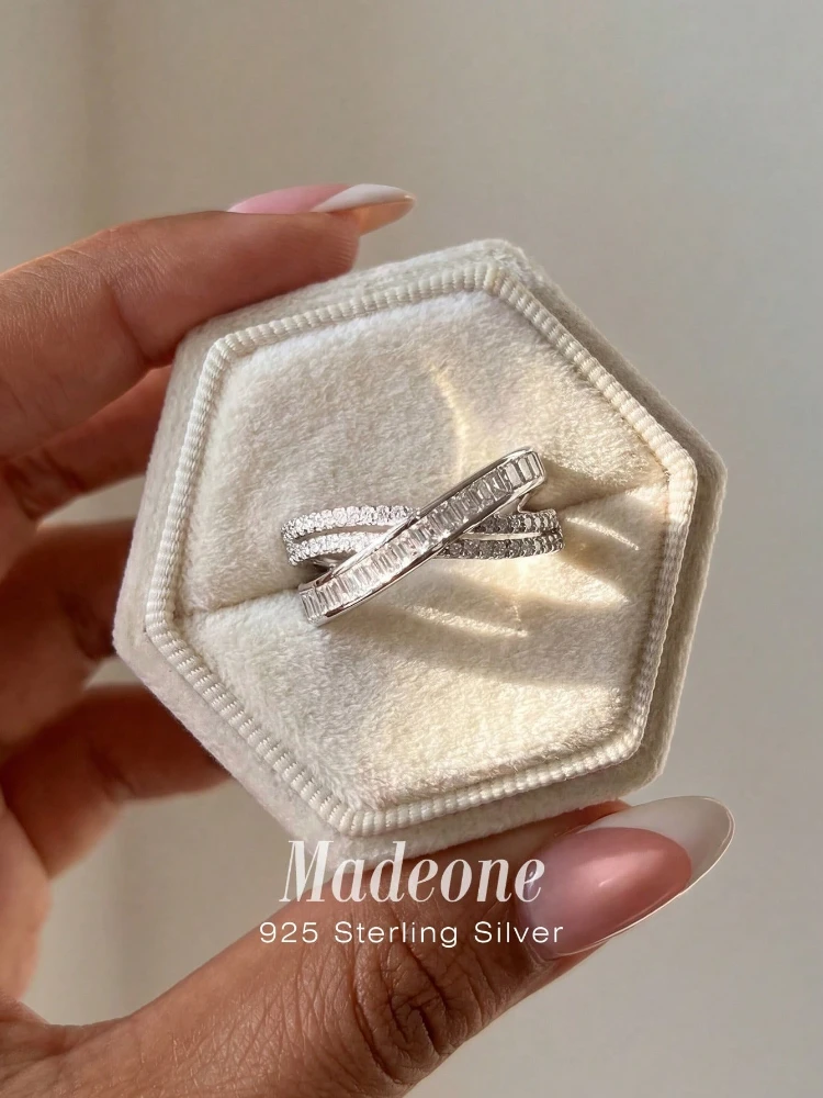 925 Sterling Silver Personalized Vintage Cross Zircon Ring For Women Wedding Party Luxury Fashion High Quality Fine Jewelry
925 Sterling Silver Personalized Vintage Cross Zircon Ring For Women Wedding Party Luxury Fashion High Quality Fine Jewelry