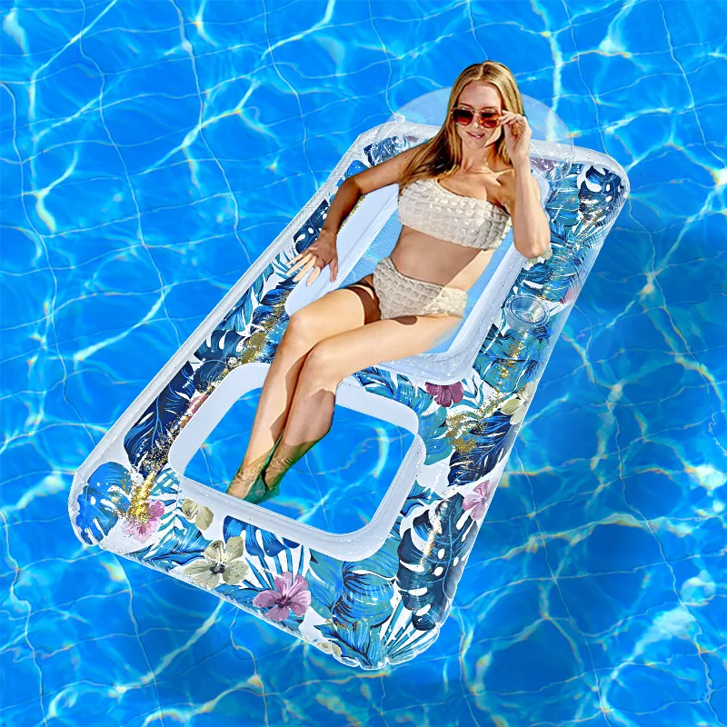 Adult Glitter Mesh Inflatable Floating Mattress Eco-Friendly PVC Thickened Foldable Water Lounger Outdoor Swimming Pool Beach
Adult Glitter Mesh Inflatable Floating Mattress Eco-Friendly PVC Thickened Foldable Water Lounger Outdoor Swimming Pool Beach