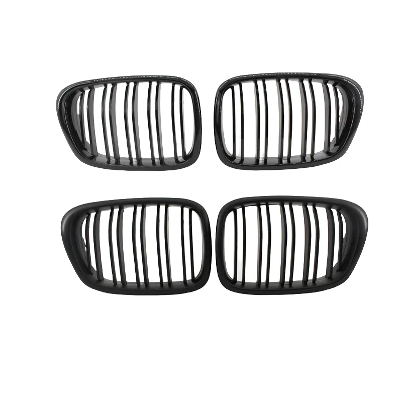 Glossy Black Front Hood Kidney Grille Grill ABS Dual Line Compatible for BMW E39 5-Series 525 528 530 M5 1999-2003
Glossy Black Front Hood Kidney Grille Grill ABS Dual Line Compatible for BMW E39 5-Series 525 528 530 M5 1999-2003
