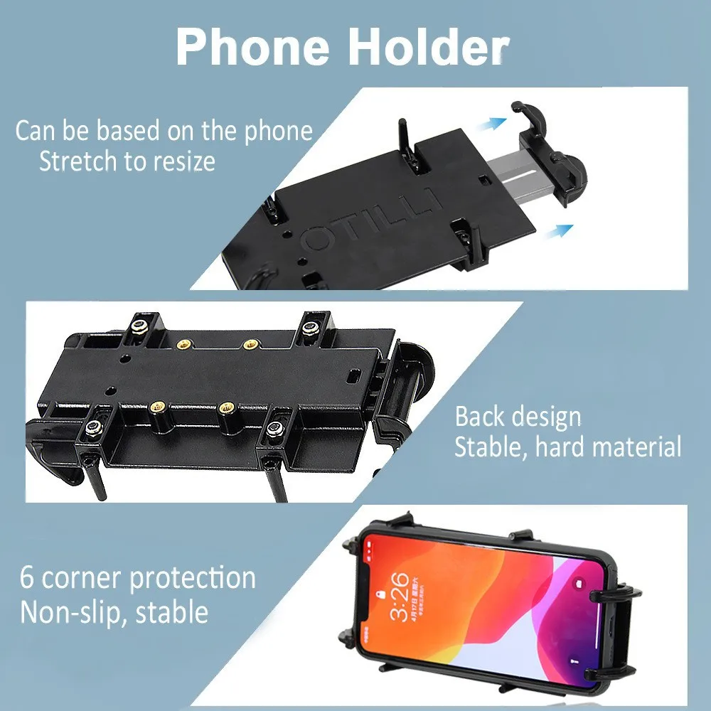 Universal Octopus Motorcycle Phone Holder For Kawasaki Yamaha BMW Handlebar Mount
Universal Octopus Motorcycle Phone Holder For Kawasaki Yamaha BMW Handlebar Mount