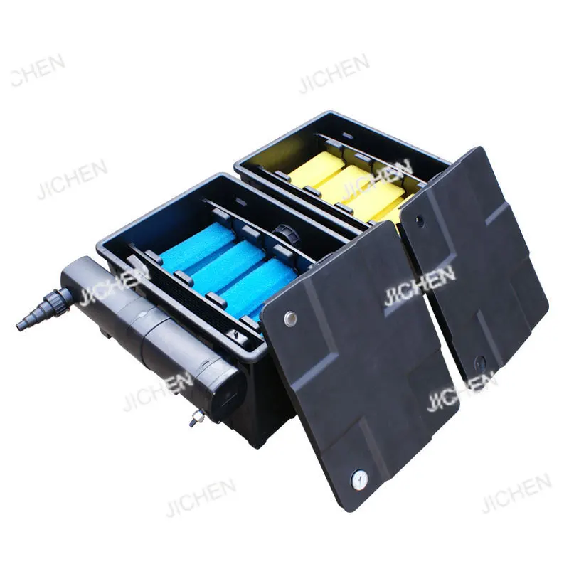 JC fish pond filter landscape fish pond water circulation system fish ter purification koifilter box
JC fish pond filter landscape fish pond water circulation system fish ter purification koifilter box