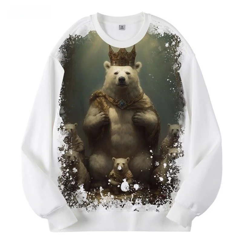New Black Wolf Pattern round Neck Sweatshirt Digital Printing Men's Jacket Comfortable Polyester Fiber Spring Autumn Unisex
New Black Wolf Pattern round Neck Sweatshirt Digital Printing Men's Jacket Comfortable Polyester Fiber Spring Autumn Unisex