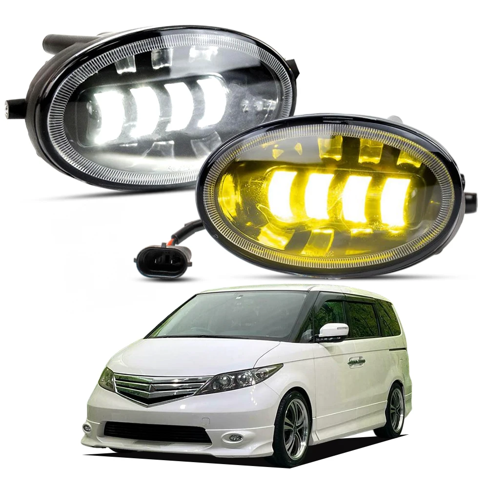 Modified Upgrade Full Led Fog Lights Assembly For Honda Elysion RR Russia 2007-2013 White and Yellow Fog Lamp Cut-Line Lens 40W
Modified Upgrade Full Led Fog Lights Assembly For Honda Elysion RR Russia 2007-2013 White and Yellow Fog Lamp Cut-Line Lens 40W