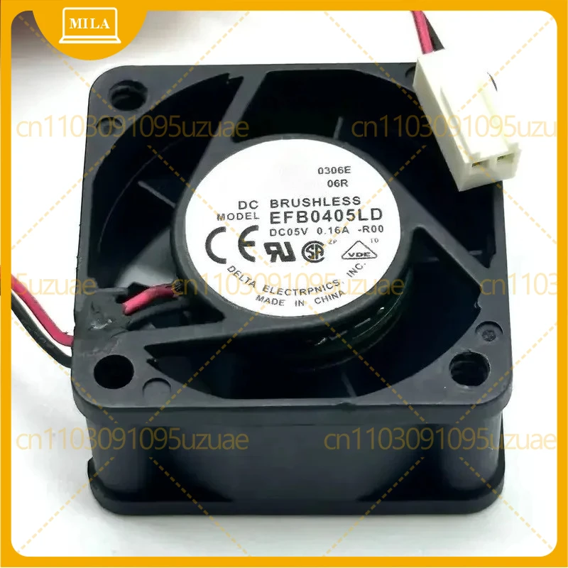 For Delta Electronics EFB0405LD R00 DC 5V 0.16A 40X40X20Mm Server Cooling Fan