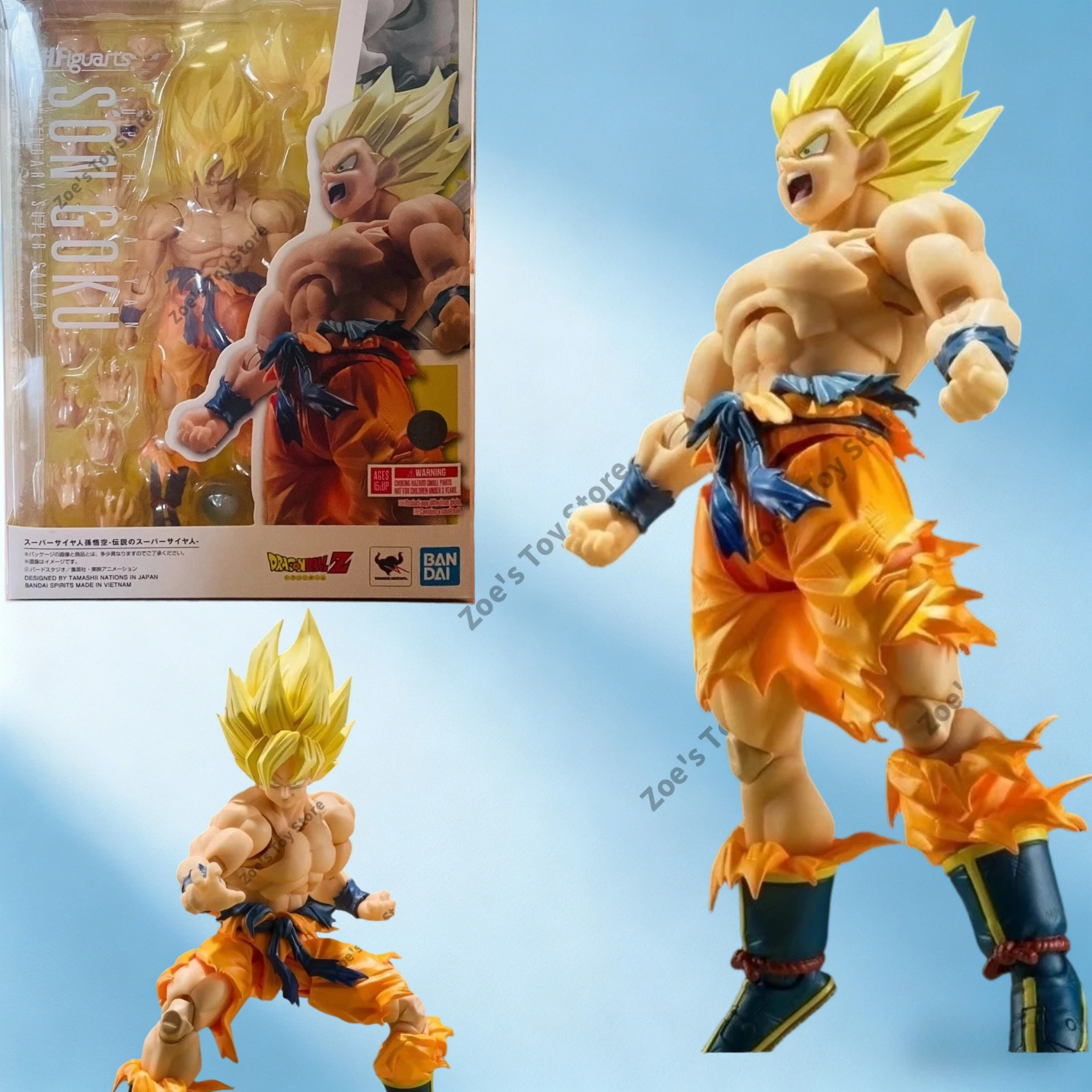 Original in-Stock Item The Legendary Super Saiyan Sun Wukong in Bandai Shf Toys Collection Birthday Gift
Original in-Stock Item The Legendary Super Saiyan Sun Wukong in Bandai Shf Toys Collection Birthday Gift