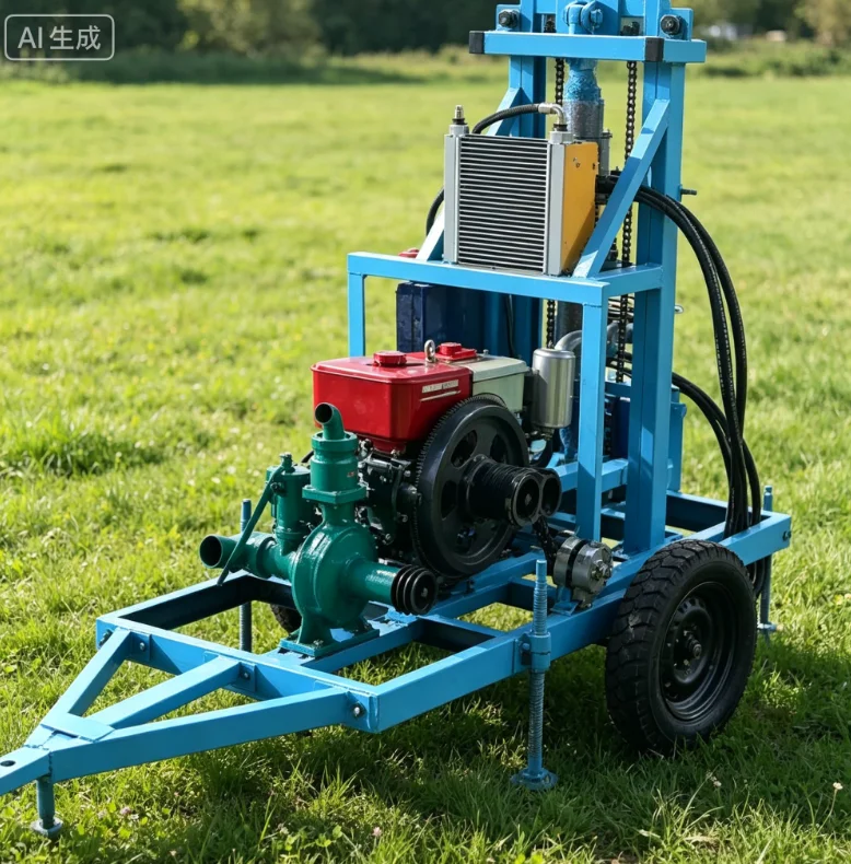 Customized 22-35HP Wheel-Mounted Diesel Rig – 200m Hydraulic Water Well Driller for Home & Farm
Customized 22-35HP Wheel-Mounted Diesel Rig – 200m Hydraulic Water Well Driller for Home & Farm