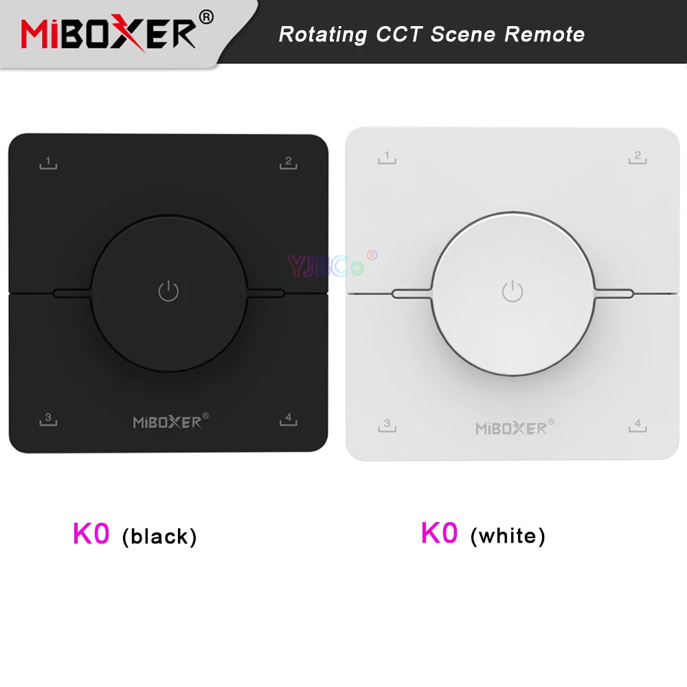 Miboxer K0 Rotating Wheel CCT Scene Remote 2.4G switch dimmer Adjust Color Temperature Brightness Dimming LED Lamp Controller
Miboxer K0 Rotating Wheel CCT Scene Remote 2.4G switch dimmer Adjust Color Temperature Brightness Dimming LED Lamp Controller