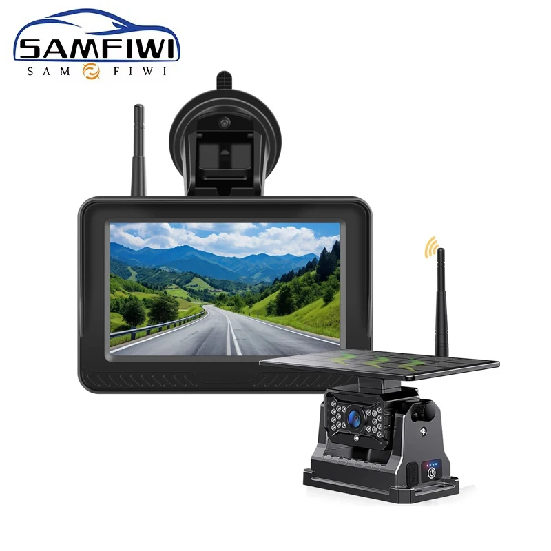 5-дюймовый AHD монитор заднего вида с беспроводной камерой на солнечной батарее, магнитным креплением, водонепроницаемостью IP68 и ИК ночным видением для грузовиков, прицепов, фургонов
5-дюймовый AHD монитор заднего вида с беспроводной камерой на солнечной батарее, магнитным креплением, водонепроницаемостью IP68 и ИК ночным видением для грузовиков, прицепов, фургонов