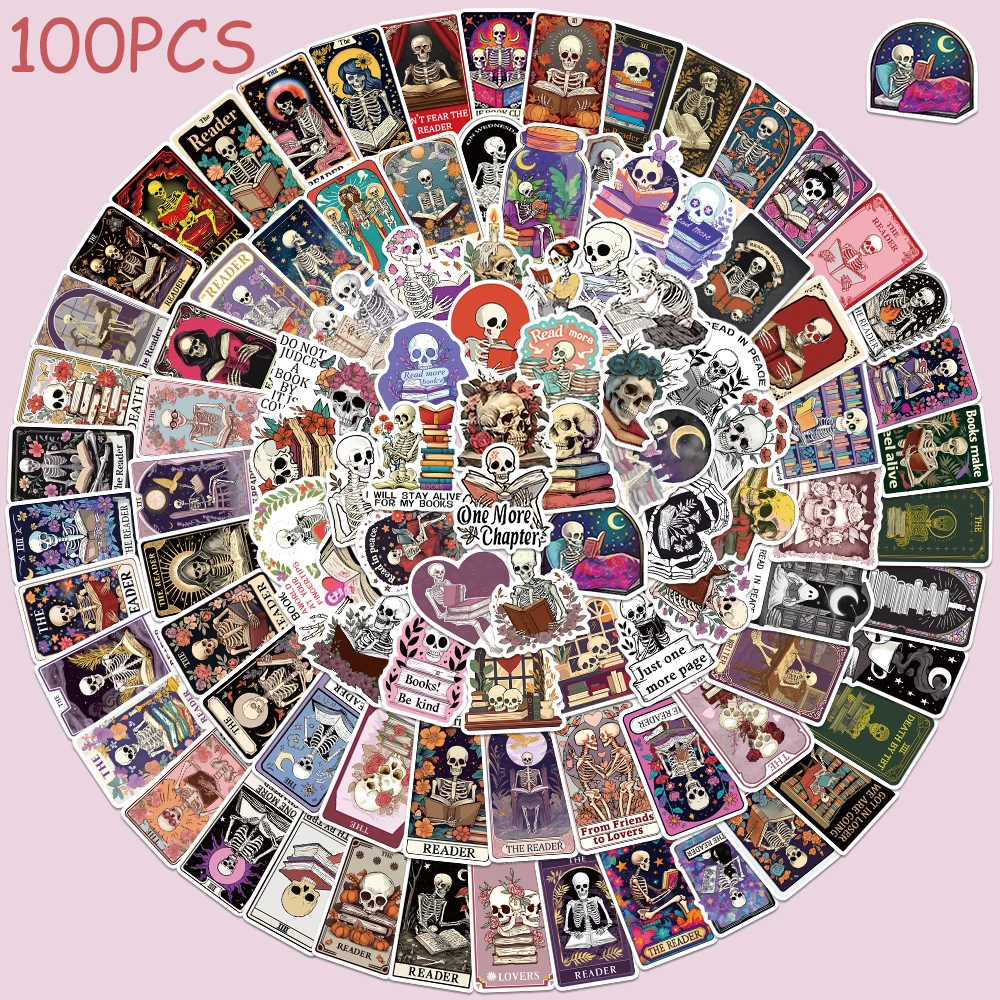 50/100pcs Horrible Skull Book Stickers Decals For Laptop Guitar Skateboard Phone Scrapbook DIY Aesthetic Waterproof Stickers
50/100pcs Horrible Skull Book Stickers Decals For Laptop Guitar Skateboard Phone Scrapbook DIY Aesthetic Waterproof Stickers