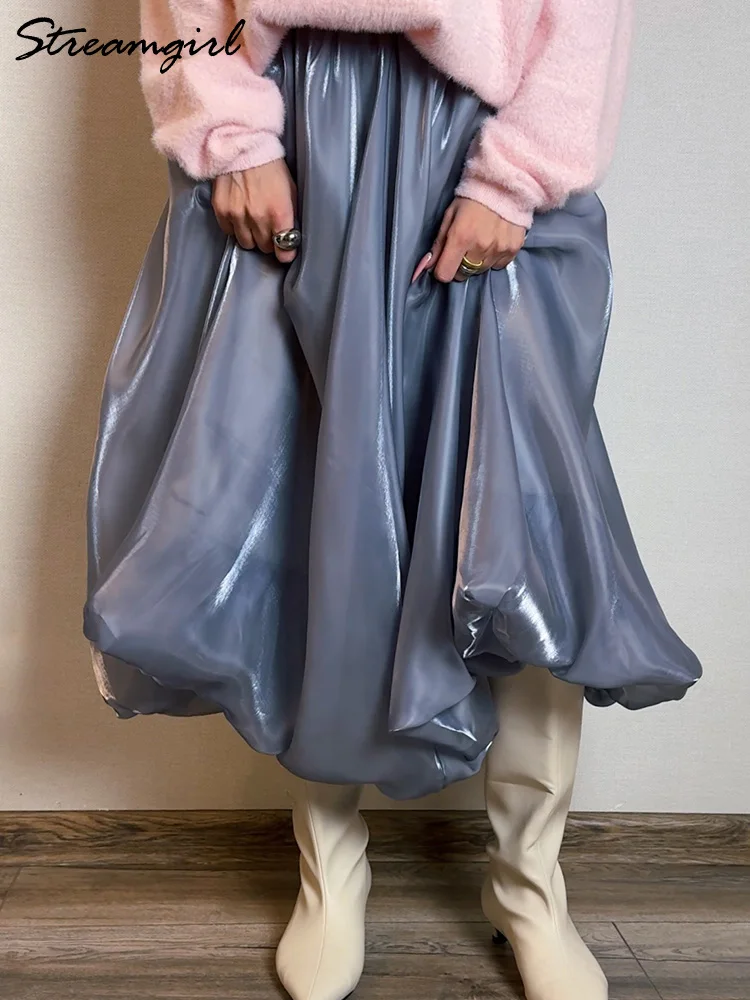 юбка колокол, Юбка женская блестящая длинная, элегантная трапециевидная юбка-макси с воздушным шаром, с эластичным поясом, белого цвета, юбка колокол, яркая юбка
юбка колокол, Юбка женская блестящая длинная, элегантная трапециевидная юбка-макси с воздушным шаром, с эластичным поясом, белого цвета, юбка колокол, яркая юбка