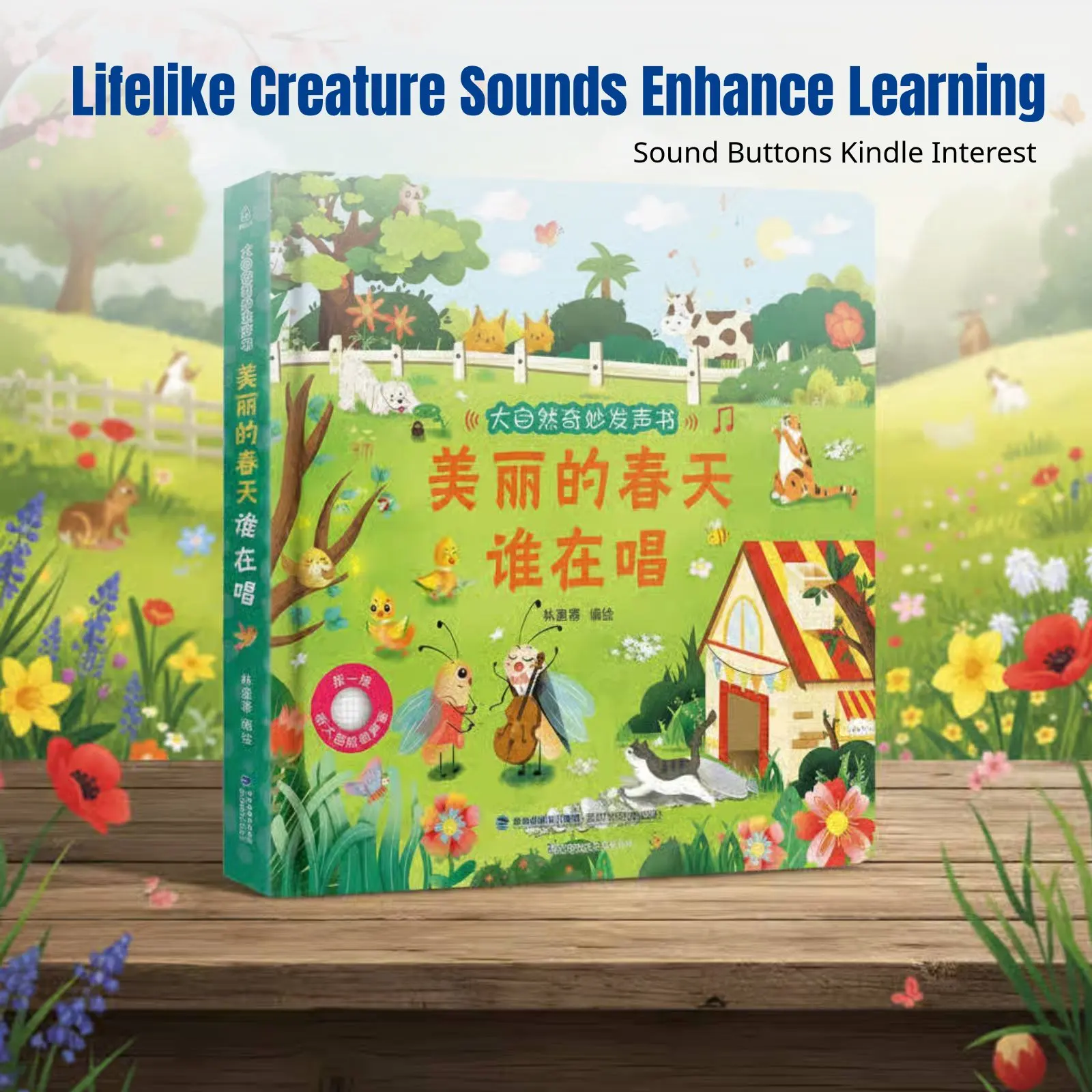 Touch and Sound Nature Book, Flip Panel Hide and Seek, Interactive Board Book for Toddlers
Touch and Sound Nature Book, Flip Panel Hide and Seek, Interactive Board Book for Toddlers