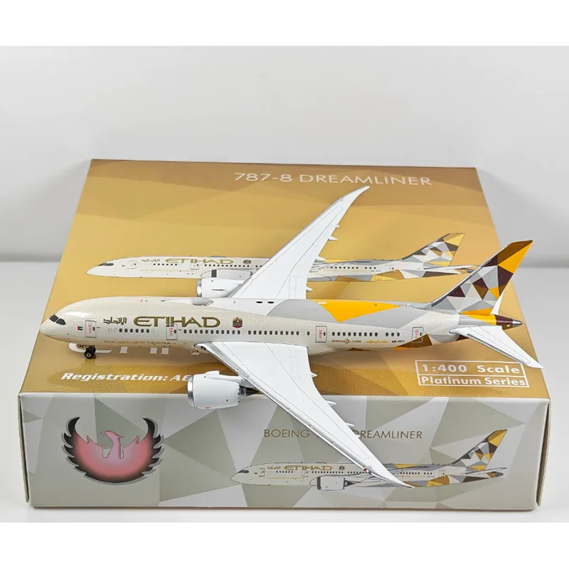 Phoenix 1/400 Scale Etihad Airways B787-8 A6-PFC Die-cast Collectible Aircraft Model
Phoenix 1/400 Scale Etihad Airways B787-8 A6-PFC Die-cast Collectible Aircraft Model