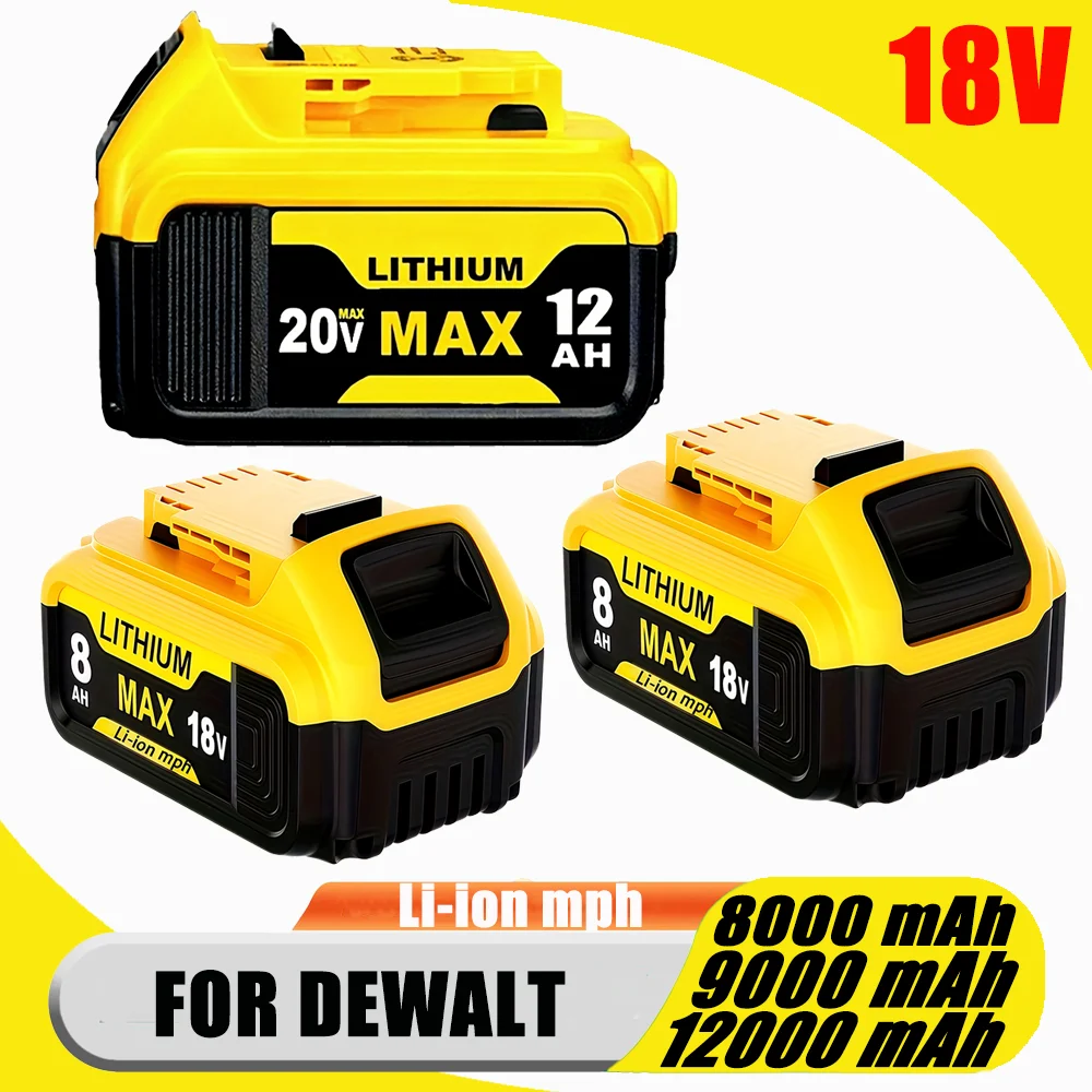 Original DEWALT battery, 18V, 12AH, rechargeable lithium ion battery, DEWALT, DCB115, DCB118, fast charging, DEWALT tool battery
Original DEWALT battery, 18V, 12AH, rechargeable lithium ion battery, DEWALT, DCB115, DCB118, fast charging, DEWALT tool battery