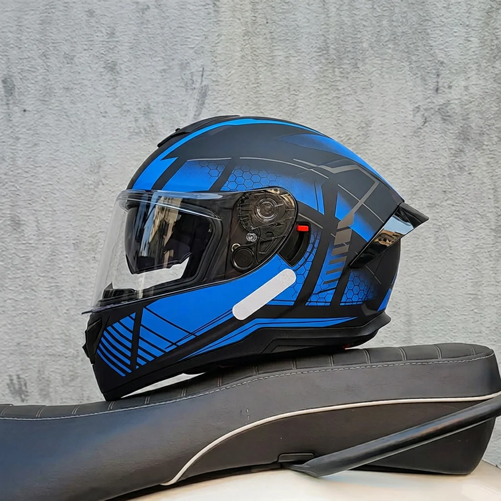 MRC Blue color Full Face Motorcycle Helmet for Men Women Moto Helmet Original DOT Approved Helmet Full Face Helmet Racing Helmet
MRC Blue color Full Face Motorcycle Helmet for Men Women Moto Helmet Original DOT Approved Helmet Full Face Helmet Racing Helmet