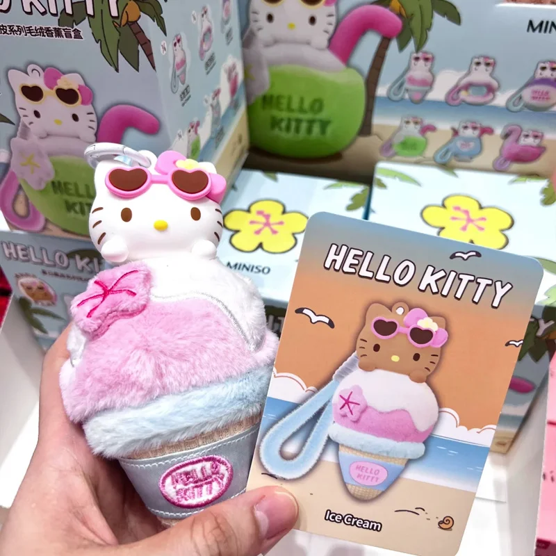 Sanrio Hello Kitty, летняя черная кожаная серия, слепая коробка, солнцезащитная, меняющая цвет аромат, подвеска, модная игрушка в подарок
Sanrio Hello Kitty, летняя черная кожаная серия, слепая коробка, солнцезащитная, меняющая цвет аромат, подвеска, модная игрушка в подарок