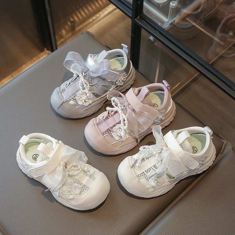 2025 Girls Sandals Summer New Beading Flower Children School Running Shoes Breathable Causal Kids Mesh Sports Sandals Hollow-out
2025 Girls Sandals Summer New Beading Flower Children School Running Shoes Breathable Causal Kids Mesh Sports Sandals Hollow-out