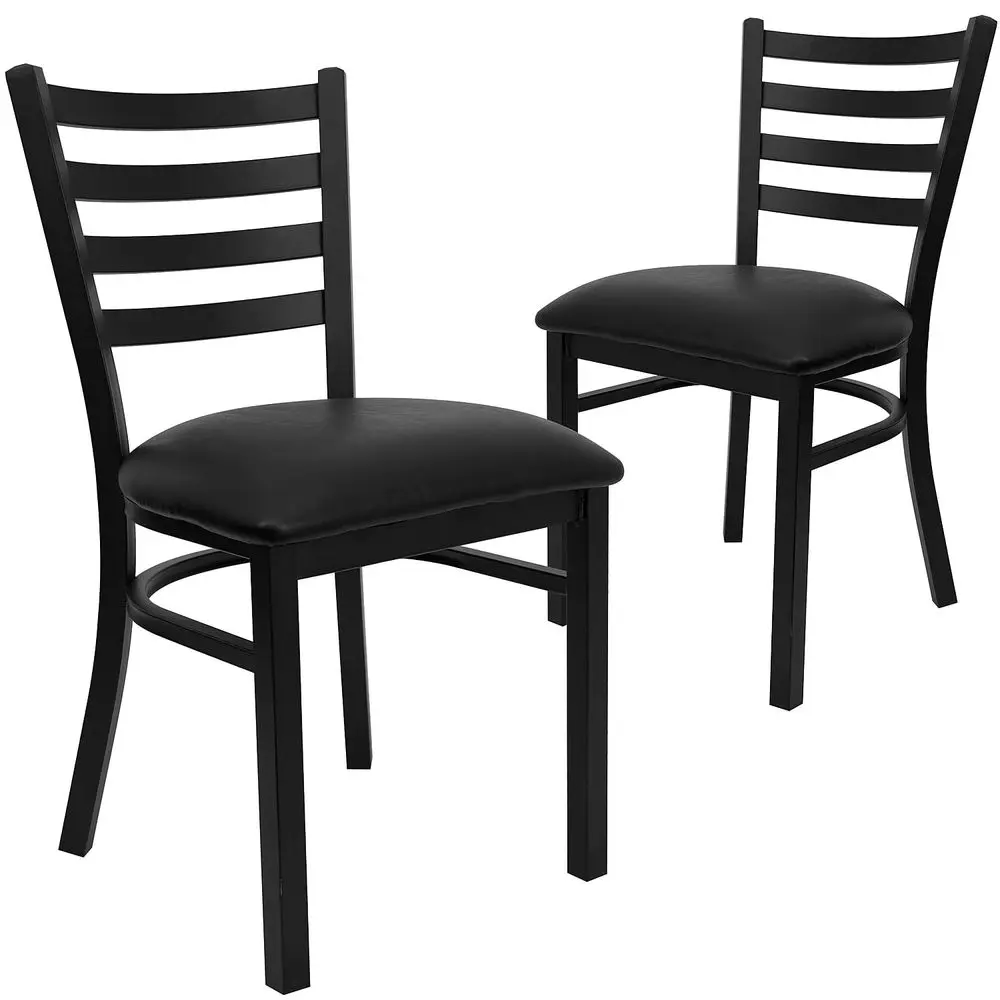 Hercules Series Commercial Ladder Back Restaurant Chairs, Modern Lightweight Metal Dining Chairs with Padded Seats, Set of 2, B
Hercules Series Commercial Ladder Back Restaurant Chairs, Modern Lightweight Metal Dining Chairs with Padded Seats, Set of 2, B