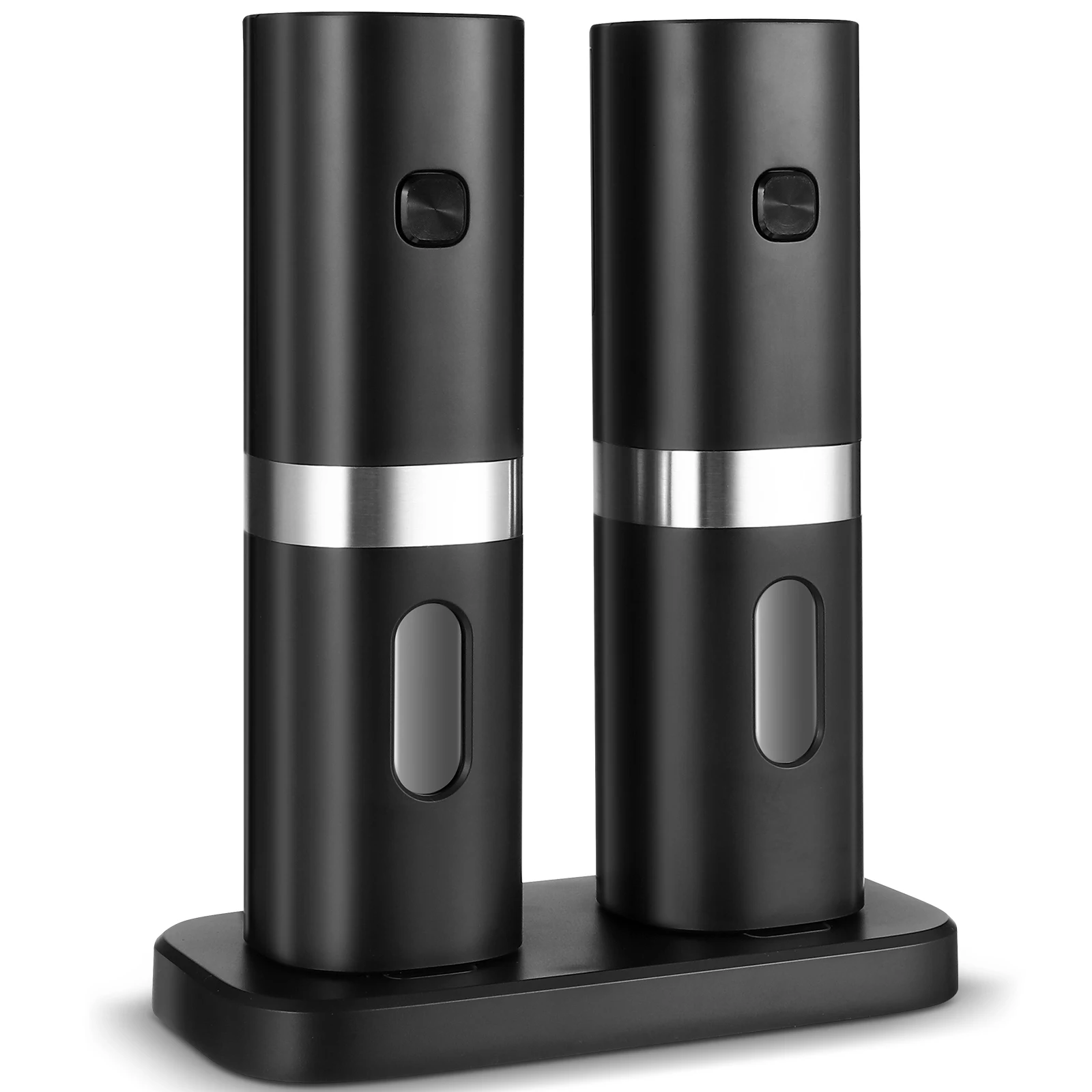 Electric Pepper Mill Salt Shaker Adjustable Coarseness Stainless Steel Operated Portable Grinder For Seasonings Auto
Electric Pepper Mill Salt Shaker Adjustable Coarseness Stainless Steel Operated Portable Grinder For Seasonings Auto