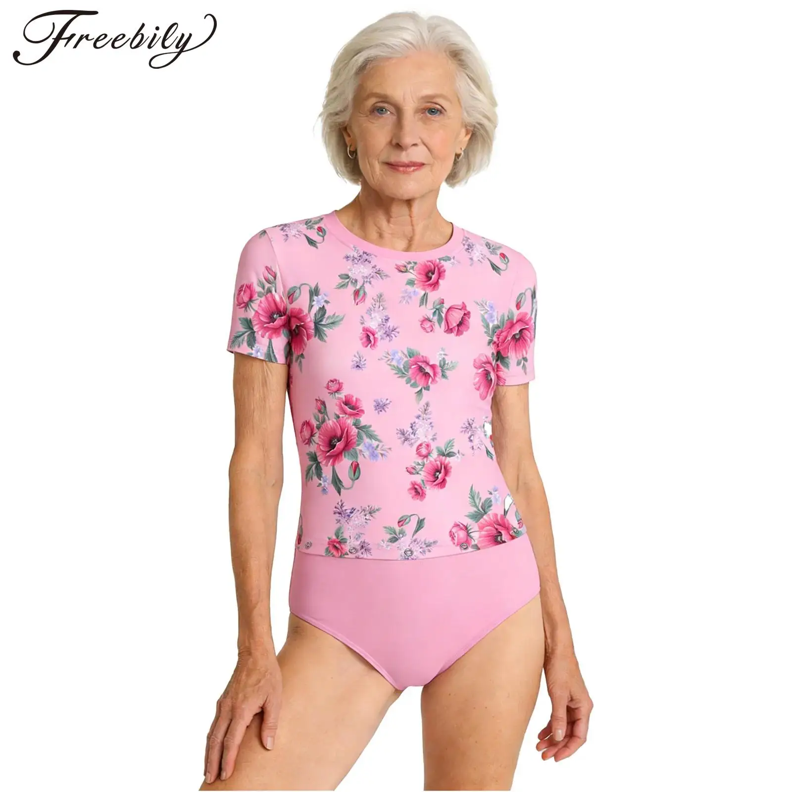 Women Elderly Alzheimer Special Needs Adaptive Clothing Short Sleeve Bodysuit with Feeding Tube Disabilities Nursing Leotard
Women Elderly Alzheimer Special Needs Adaptive Clothing Short Sleeve Bodysuit with Feeding Tube Disabilities Nursing Leotard