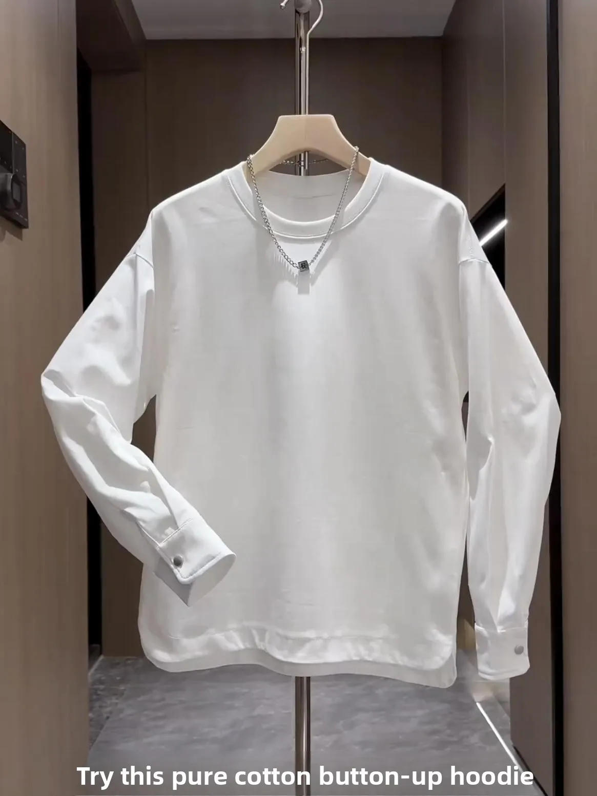 Fashionable round Neck Sweatshirt Men's Basic Color Couple's Shirt Sleeve Casual Comfortable Cotton Polyester Autumn Top
Fashionable round Neck Sweatshirt Men's Basic Color Couple's Shirt Sleeve Casual Comfortable Cotton Polyester Autumn Top
