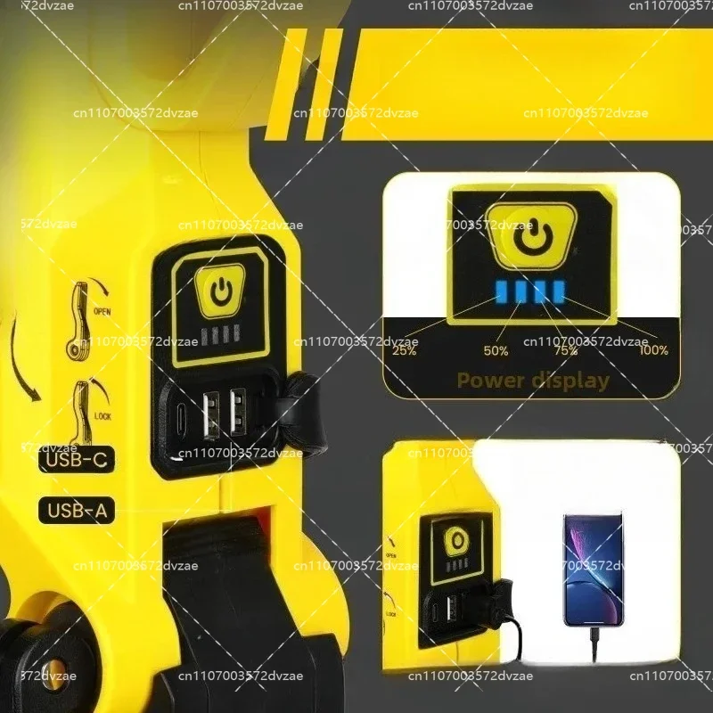 Portable Standing Tripod Work Light Rotatable Adjustable Folding Maintenance Light for Charging
Portable Standing Tripod Work Light Rotatable Adjustable Folding Maintenance Light for Charging