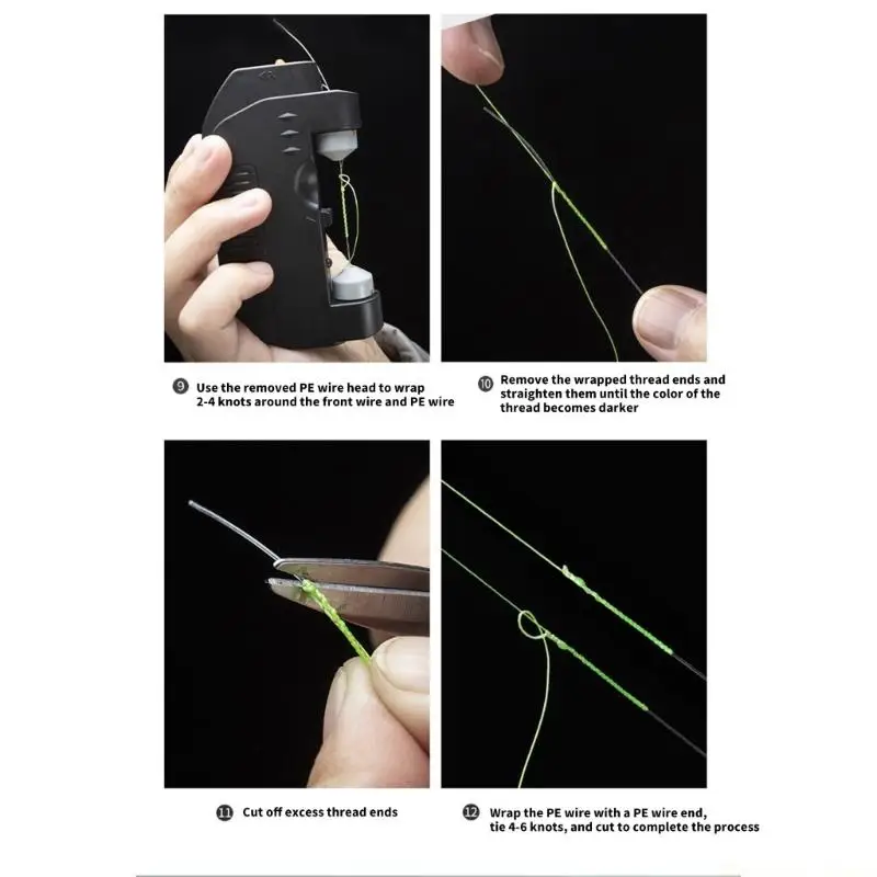 31BE Fishing Line Knotting Machine Electric Knotter Line Knot Tying Machine for Fishing Winder Tying Tool Quick Tying Tool
31BE Fishing Line Knotting Machine Electric Knotter Line Knot Tying Machine for Fishing Winder Tying Tool Quick Tying Tool