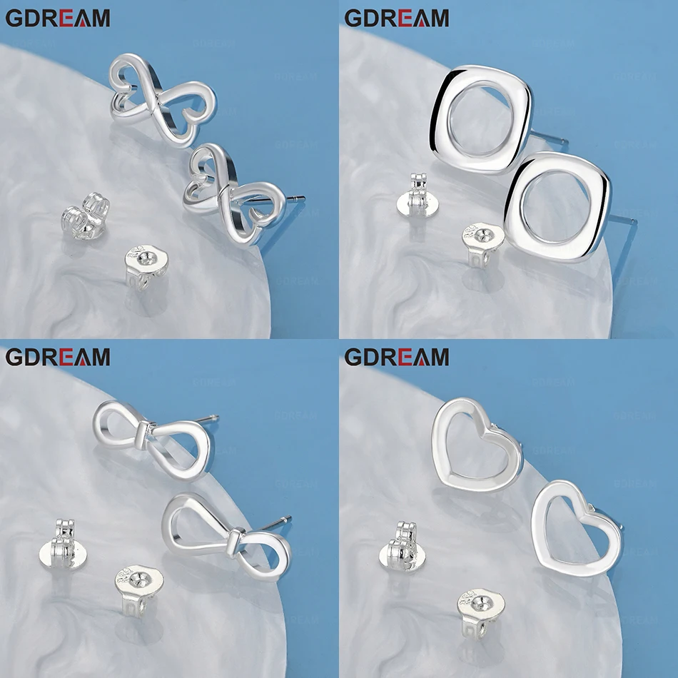 GDREAM 925 Sterling Silver Square Earrings Fashionable Commuter Personality Ladies Gift Jewelry
GDREAM 925 Sterling Silver Square Earrings Fashionable Commuter Personality Ladies Gift Jewelry