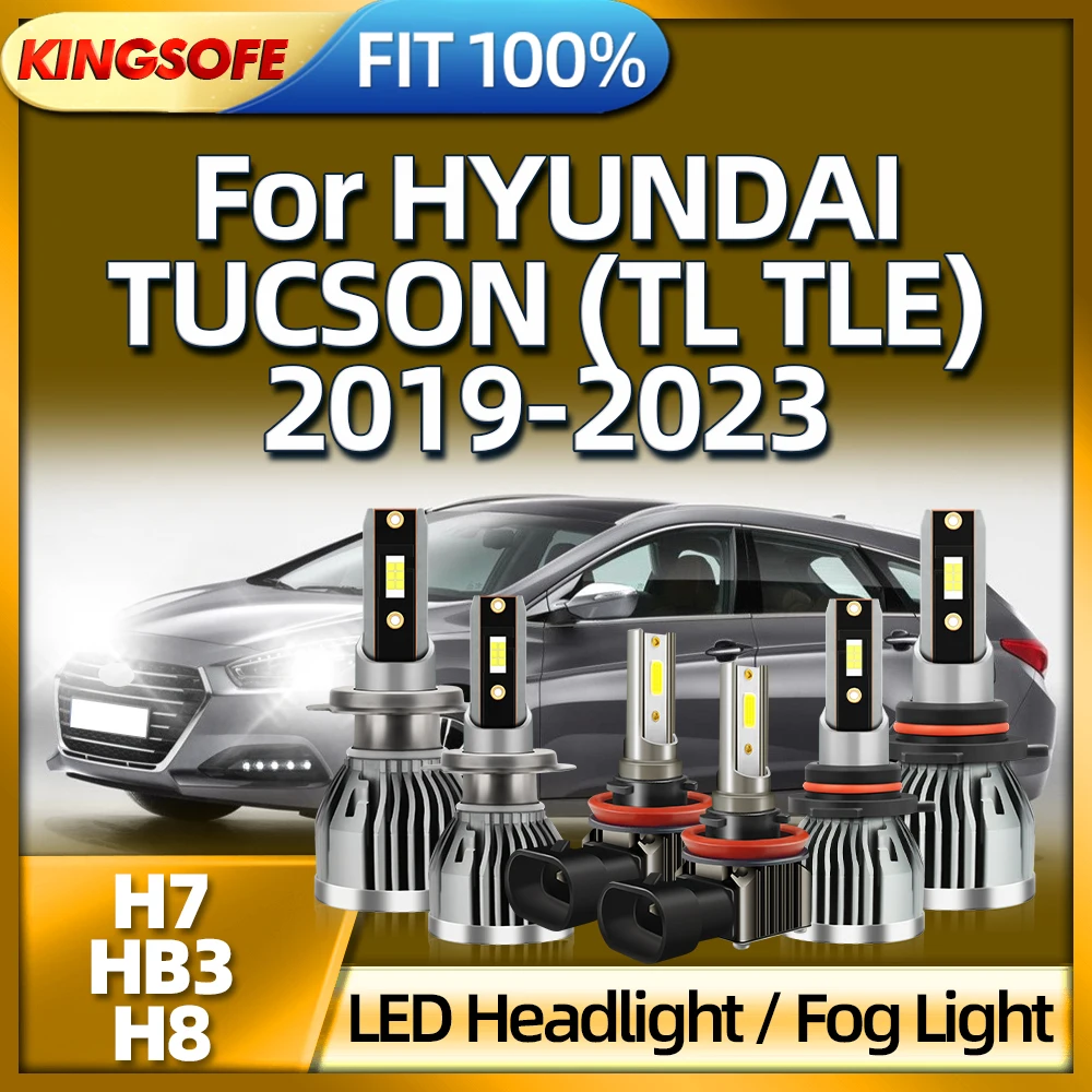 KINGSOFE Car 30000LM LED Headlight Bulb H7 HB3 180W Auto H8 Headlamp For HYUNDAI TUCSON TL TLE 2019 2020 2021 2022 2023
KINGSOFE Car 30000LM LED Headlight Bulb H7 HB3 180W Auto H8 Headlamp For HYUNDAI TUCSON TL TLE 2019 2020 2021 2022 2023