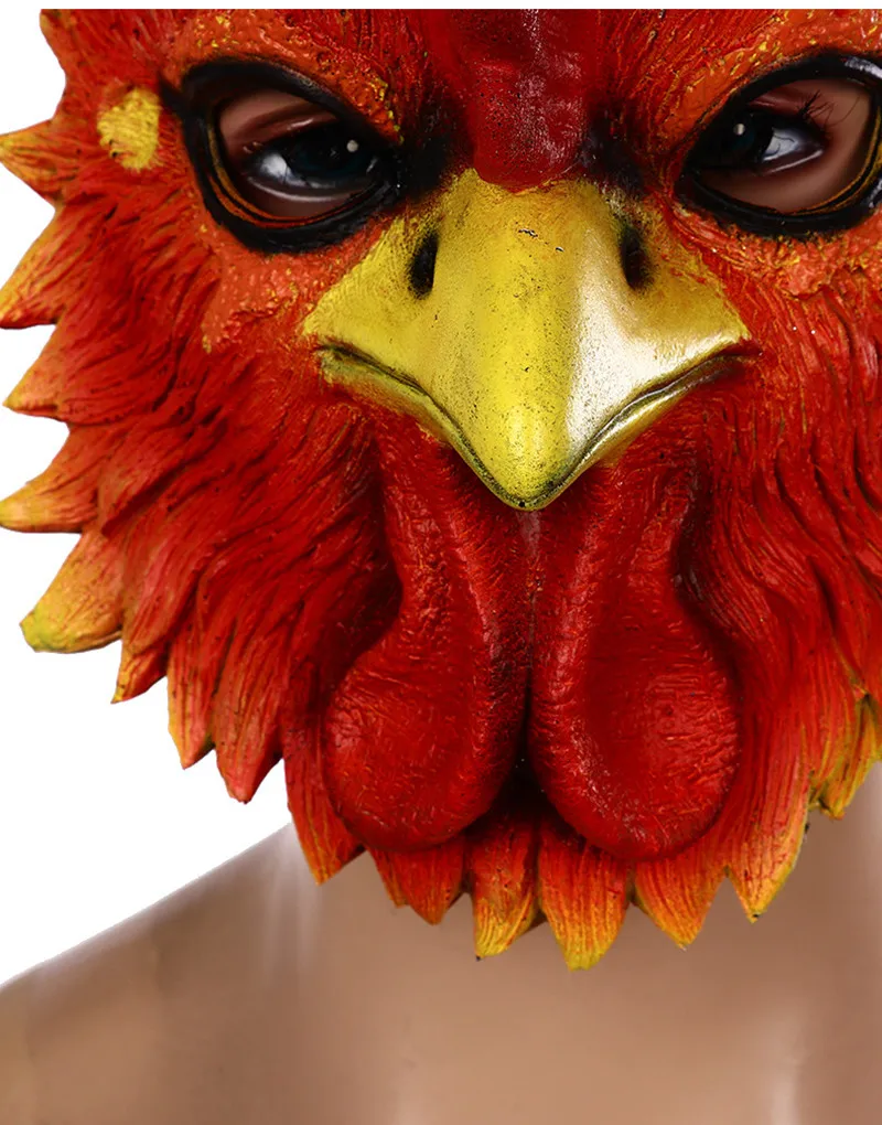 Latex Animal Head Chicken Cock Cosplay Props, Halloween Novelty Costume, Party Mask
Latex Animal Head Chicken Cock Cosplay Props, Halloween Novelty Costume, Party Mask