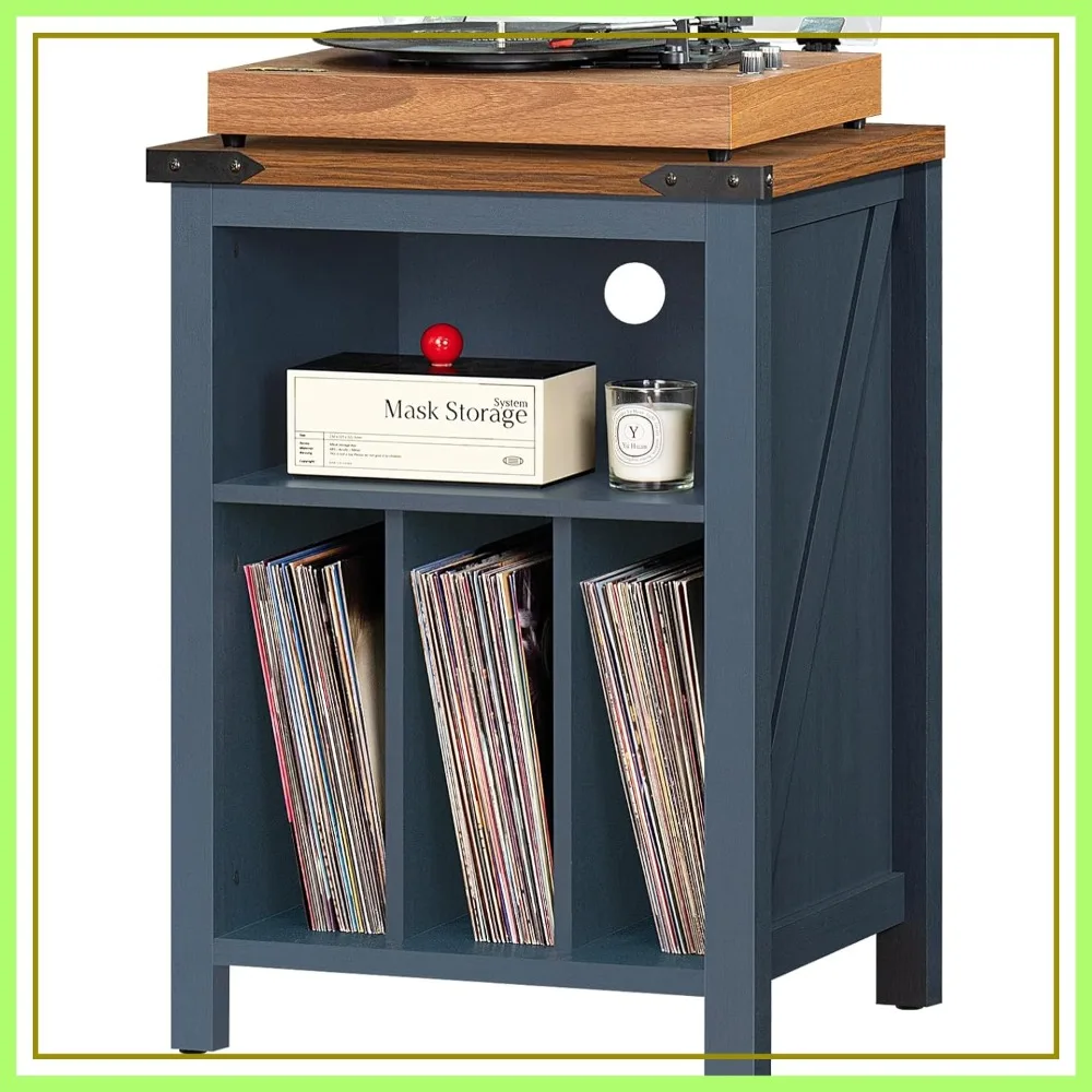 Navy Blue Record Player Stand with Vinyl Storage, Holds 160 Albums, Turntable Cabinet for Living Room
Navy Blue Record Player Stand with Vinyl Storage, Holds 160 Albums, Turntable Cabinet for Living Room