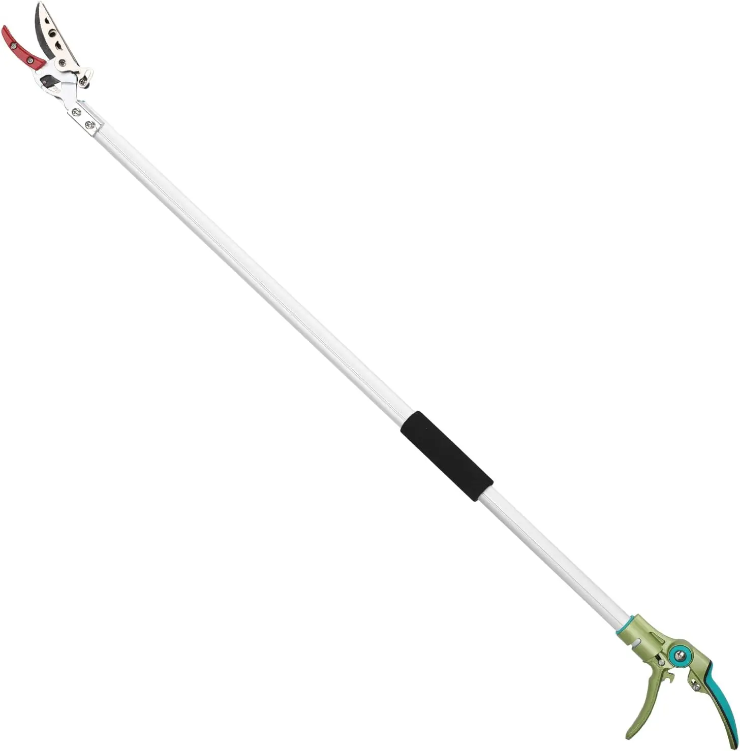 Long Reach Tree Pruner, 4.2FT Aluminum Pole, Cut & Hold System, Lightweight Garden Tool
Long Reach Tree Pruner, 4.2FT Aluminum Pole, Cut & Hold System, Lightweight Garden Tool