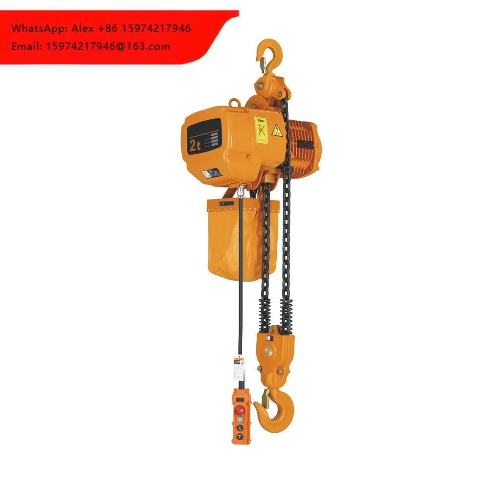 2 Ton 240V Electric Chain Hoist With B Grade Safety Factor
2 Ton 240V Electric Chain Hoist With B Grade Safety Factor