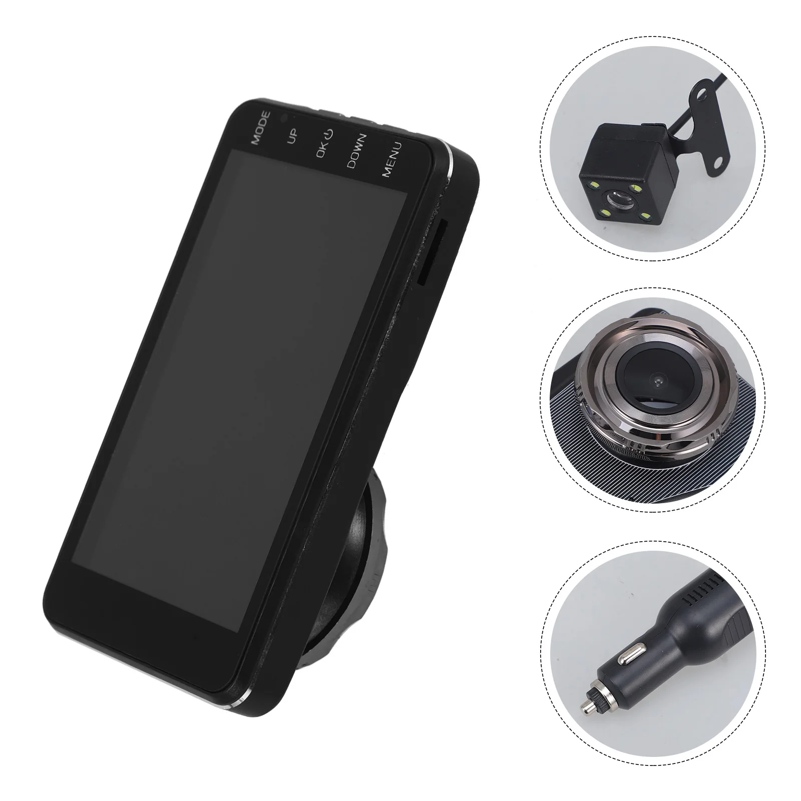 Driving Recorder High Definition Car Camera Dash 1080P Dual Lens Zinc Alloy Accessories
Driving Recorder High Definition Car Camera Dash 1080P Dual Lens Zinc Alloy Accessories