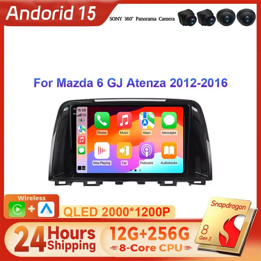 Android 15 для Mazda 6 GJ Atenza 2012-2017: Автомагнитола с Carplay, Auto, Qualcomm, мультимедиа, видео и GPS-плеером
Android 15 для Mazda 6 GJ Atenza 2012-2017: Автомагнитола с Carplay, Auto, Qualcomm, мультимедиа, видео и GPS-плеером