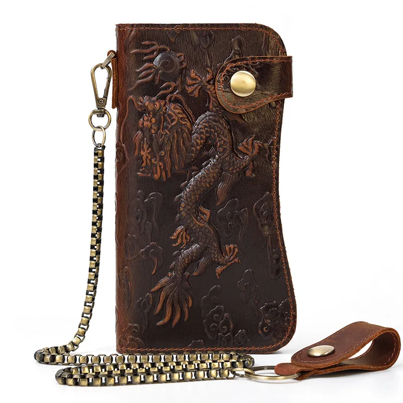 Super Quality Leather Wallet With Iron Chain 100% Cowhide Leather Black Bifold Card Wallet Men Hot Metal Chain Wallet Male
Super Quality Leather Wallet With Iron Chain 100% Cowhide Leather Black Bifold Card Wallet Men Hot Metal Chain Wallet Male