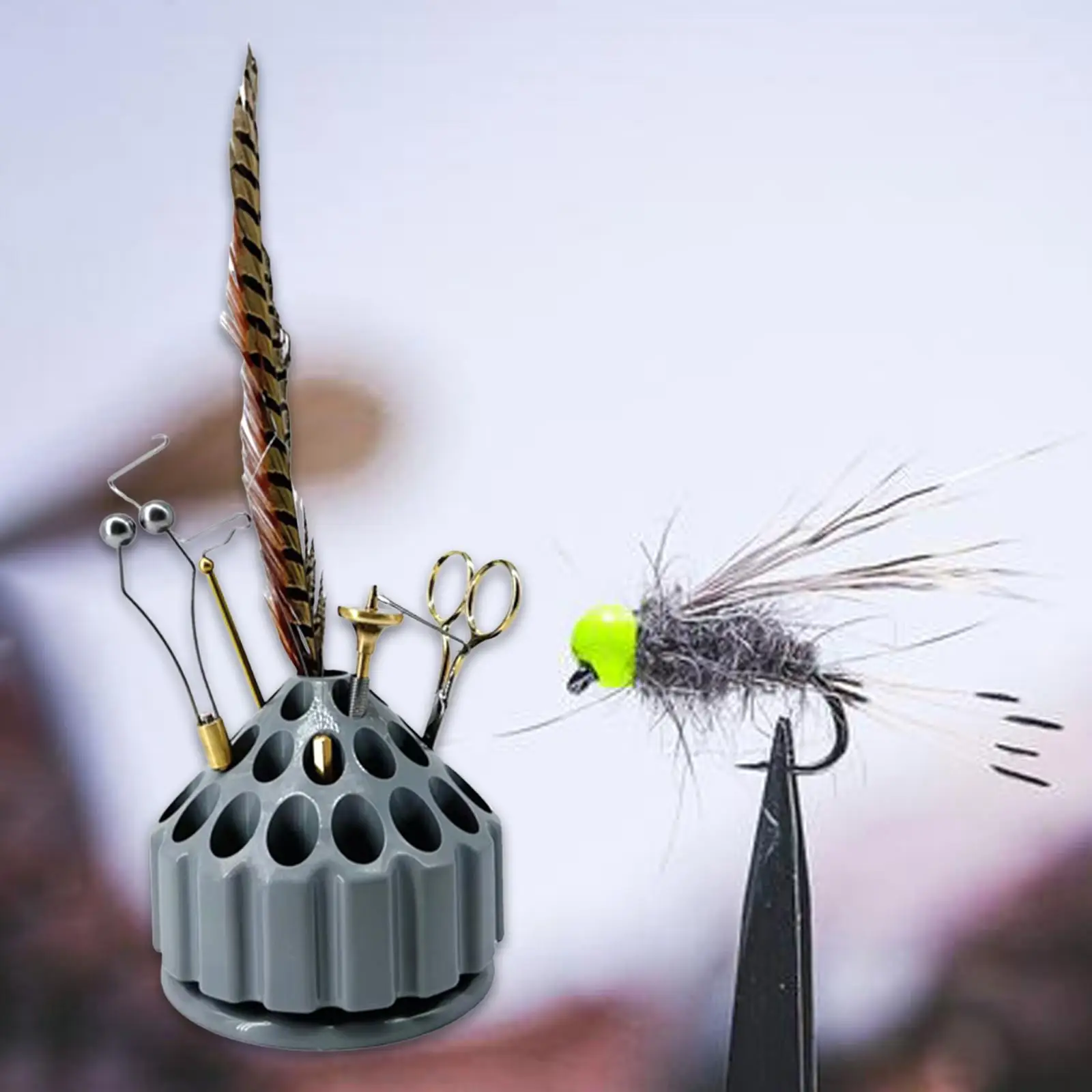 Органайзер для инструментов для завязывания мух, настольный держатель для хранения оборудования для мужчин
Органайзер для инструментов для завязывания мух, настольный держатель для хранения оборудования для мужчин