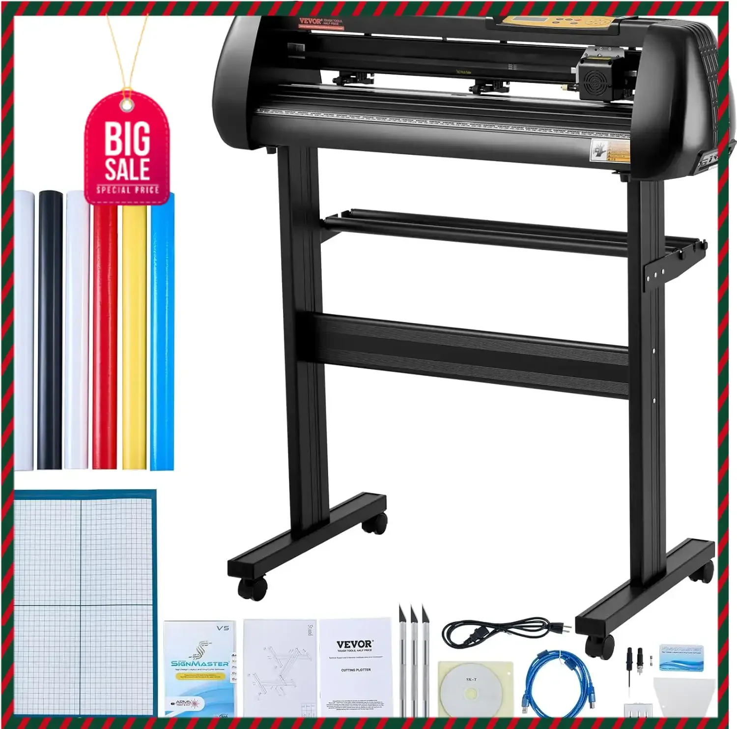 BestsellerBestsellerVinyl Cutter Machine, Upgraded 28 Inch Paper Feed Cutting Plotter Bundle, Adjustable Force & Speed Vinyl Pri
BestsellerBestsellerVinyl Cutter Machine, Upgraded 28 Inch Paper Feed Cutting Plotter Bundle, Adjustable Force & Speed Vinyl Pri