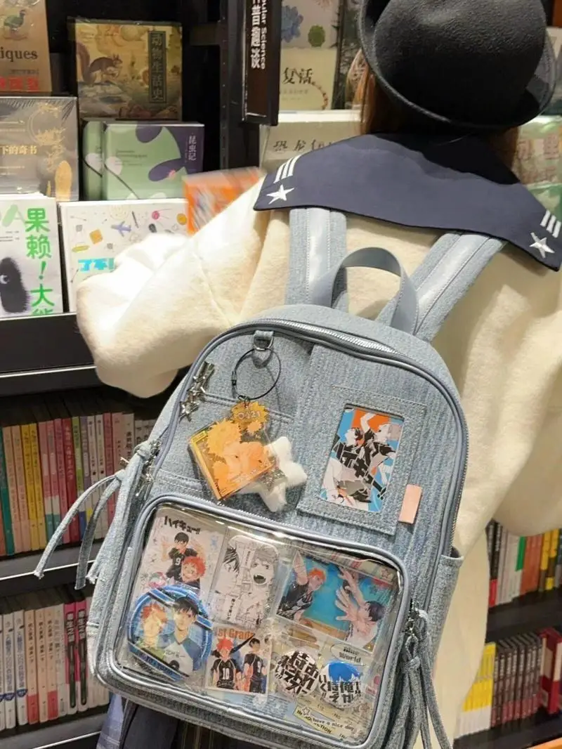 JIAERDI Harajuku рюкзаки женские субкультура джинсовые сумки DIY Ita женские повседневные большие вместительные школьные сумки для девочек-подростков Lady Mochila
JIAERDI Harajuku рюкзаки женские субкультура джинсовые сумки DIY Ita женские повседневные большие вместительные школьные сумки для девочек-подростков Lady Mochila
