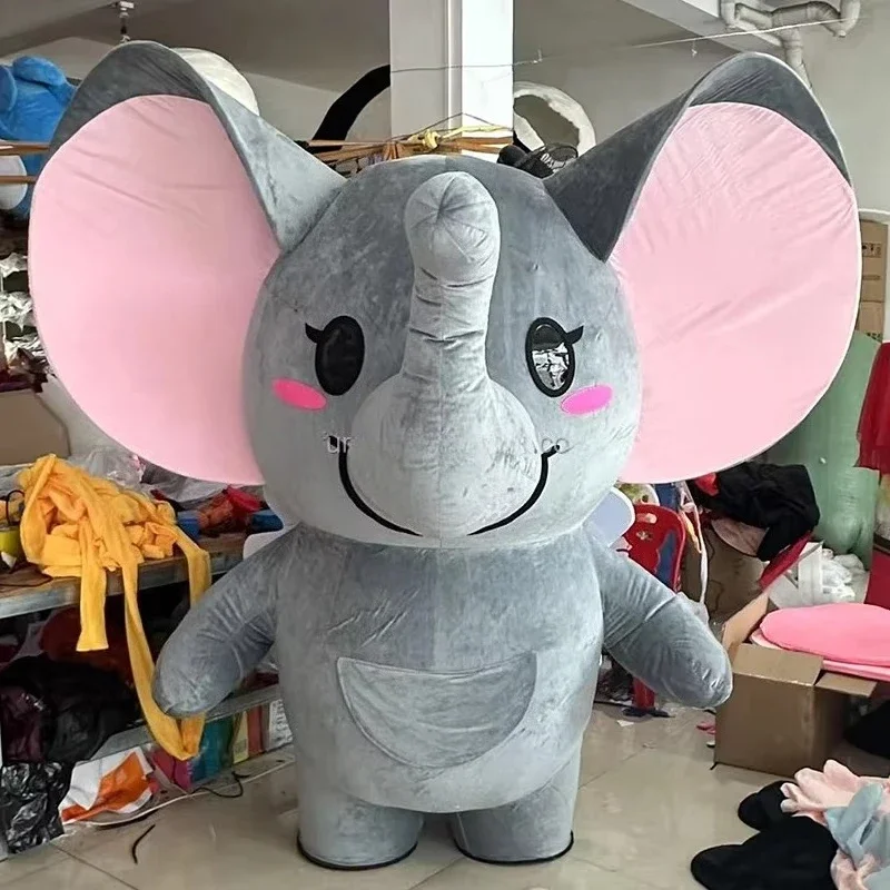 Giant 2/2.6m Plush Grey Inflatable Elephant Mascot Costume Custom Cosplay Inflatable Outfits Adults Halloween Christmas Dress
Giant 2/2.6m Plush Grey Inflatable Elephant Mascot Costume Custom Cosplay Inflatable Outfits Adults Halloween Christmas Dress