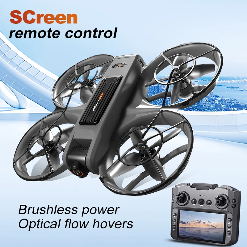 RC Drone One Button Control Stable Hover 360° Surround Protection Brushless Motor Wind Resistant High Value Styling FPV Drone Toy
RC Drone One Button Control Stable Hover 360° Surround Protection Brushless Motor Wind Resistant High Value Styling FPV Drone Toy