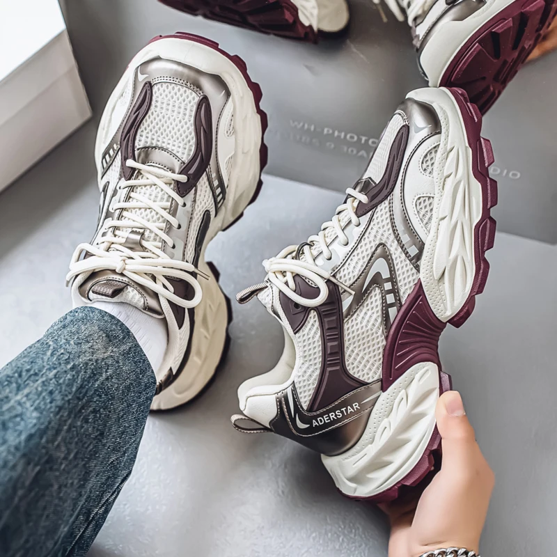 Men's Sporty Dad Shoes with Increased Height Running Shoes Breathable Mesh Slip-On Casual Sneakers Trendy Brand Summer Shoes
Men's Sporty Dad Shoes with Increased Height Running Shoes Breathable Mesh Slip-On Casual Sneakers Trendy Brand Summer Shoes