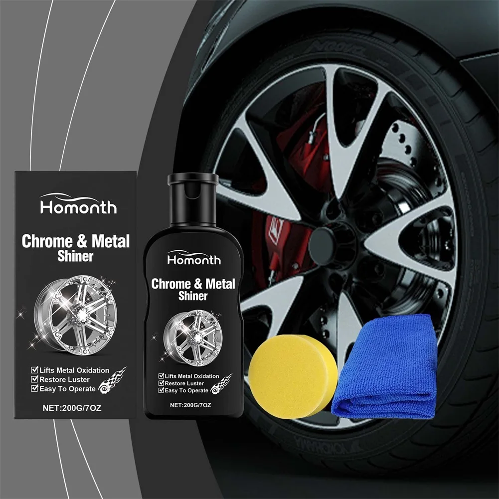 Metal Chromes Shiners Rapid-Action Shine Restorer Metal Polish For Copper Brass Nickel Stainless Steel Rust Removal
Metal Chromes Shiners Rapid-Action Shine Restorer Metal Polish For Copper Brass Nickel Stainless Steel Rust Removal