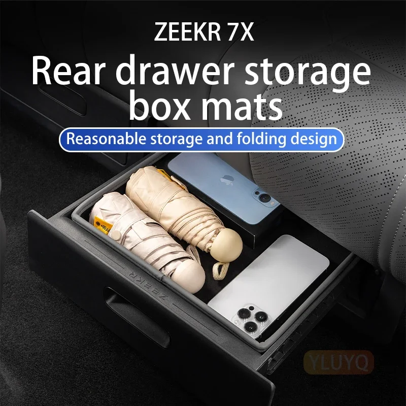 ZEEKR 7X Under the rear seats, storage box, storage box, car storage, special modification accessories
ZEEKR 7X Under the rear seats, storage box, storage box, car storage, special modification accessories