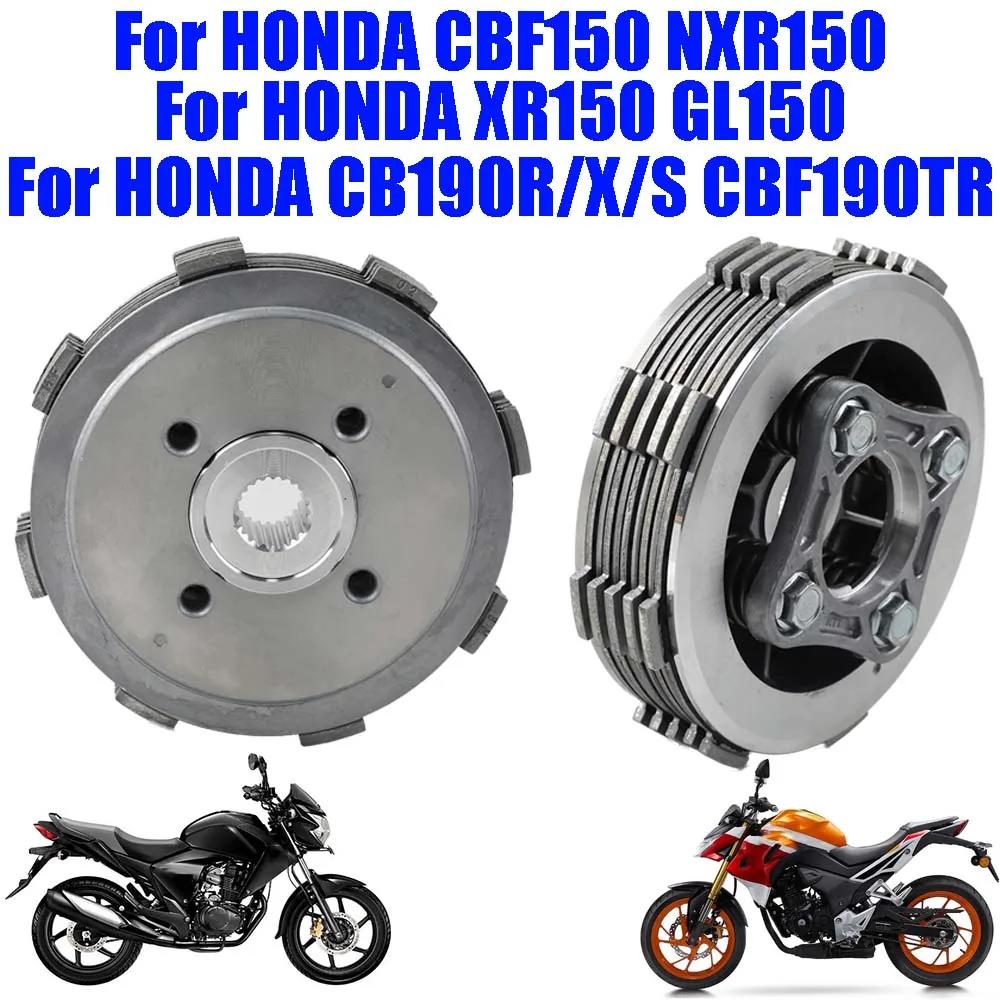 For HONDA CBF150 CBF 150 NXR150 XR150 GL150 CB190 R X S CBF190TR Motorcycle Engine Clutch Pressure Plate Assembly Friction Pad
For HONDA CBF150 CBF 150 NXR150 XR150 GL150 CB190 R X S CBF190TR Motorcycle Engine Clutch Pressure Plate Assembly Friction Pad