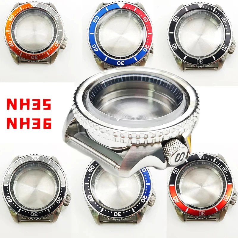 The improved SKX007 Style men's watch case sapphire 42mm stainless steel case is suitable for NH35/NH36 movement
The improved SKX007 Style men's watch case sapphire 42mm stainless steel case is suitable for NH35/NH36 movement