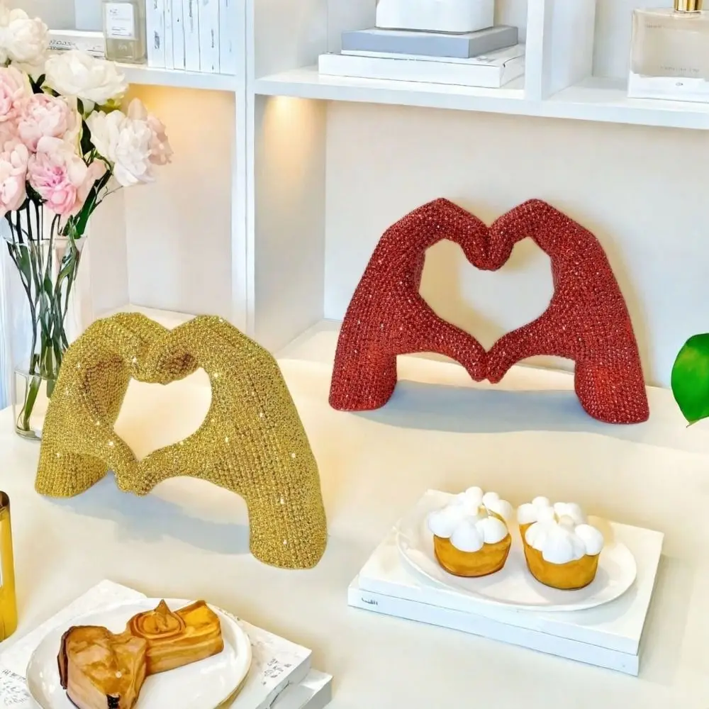 Dot Bead Gesture Decoration Heart Resin Love Sculpture Custom Pattern Creative Valentine's Day Sculpture Home Decoration
Dot Bead Gesture Decoration Heart Resin Love Sculpture Custom Pattern Creative Valentine's Day Sculpture Home Decoration
